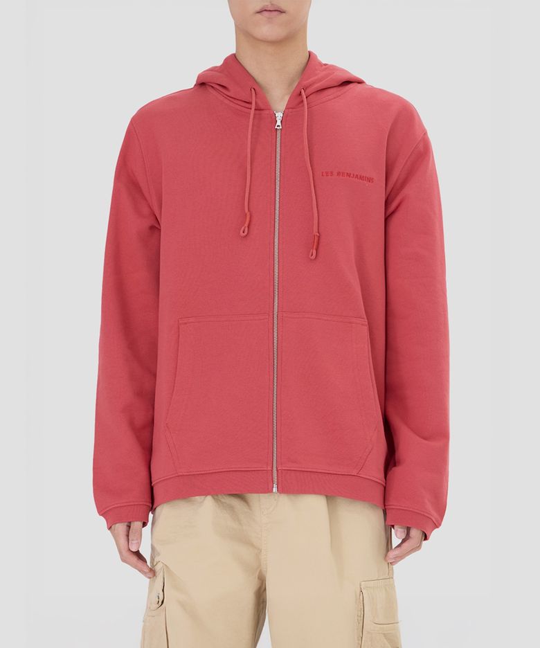 (U) 지퍼 후디 310 제스퍼 레드 ZIP HOODIE 310 JASPER RED