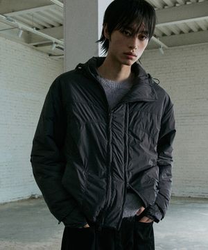 라이트 워머 패디드 쉘자켓 - 차콜