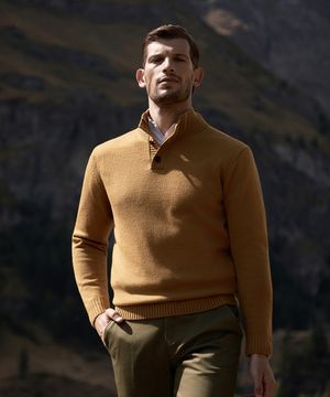 (M) 발투르 울 버튼 스웨터 2color