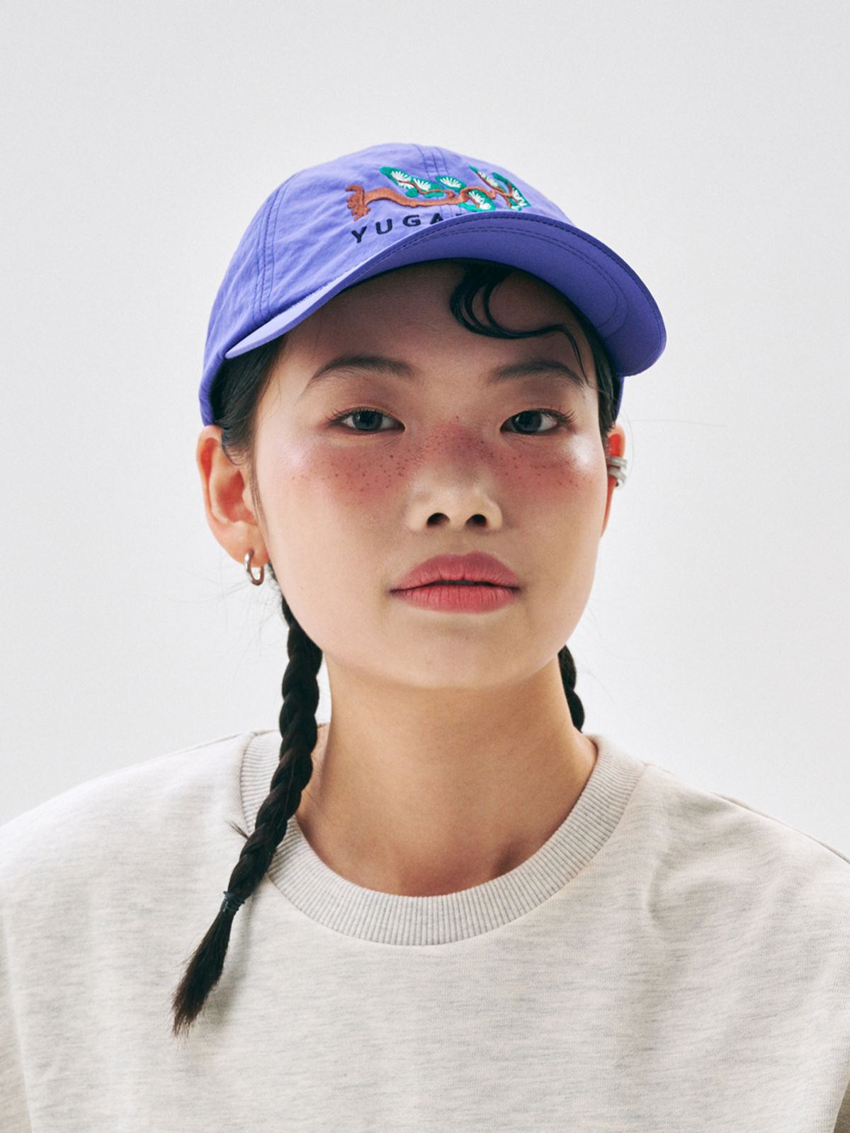 유가당(YUGADANG) 파인 볼캡_청보라