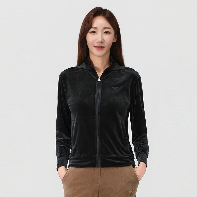 벨로아 캐주얼 후드 티셔츠_QJ86093