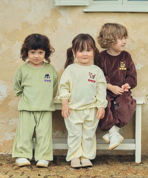 져지벨로아 포근 루즈 셋업 디토 아이보리