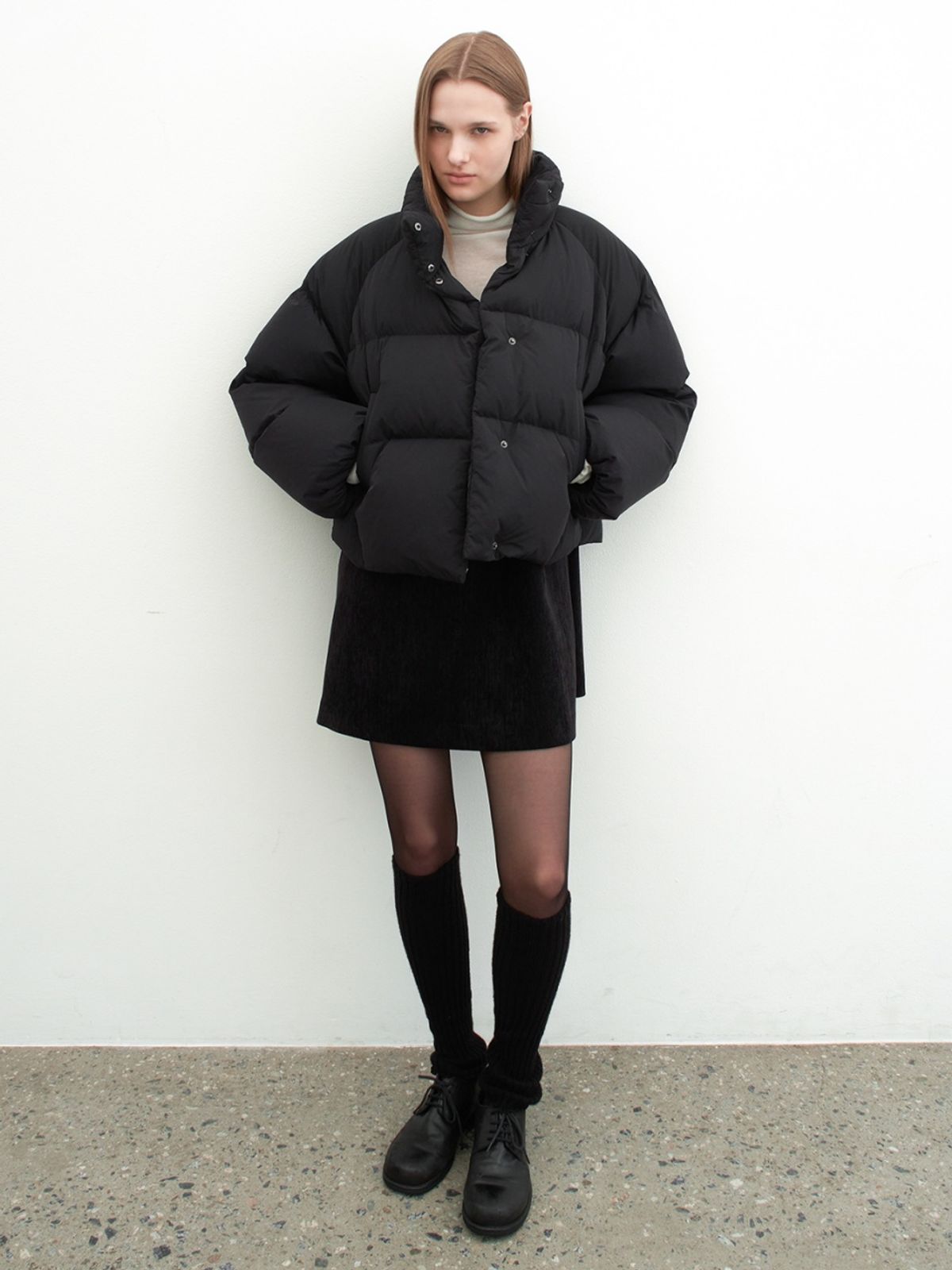 아틀리에 나인(ATELIER NAIN) FAITH WIDE SLEEVE DOWN JUMPER(JP-575)