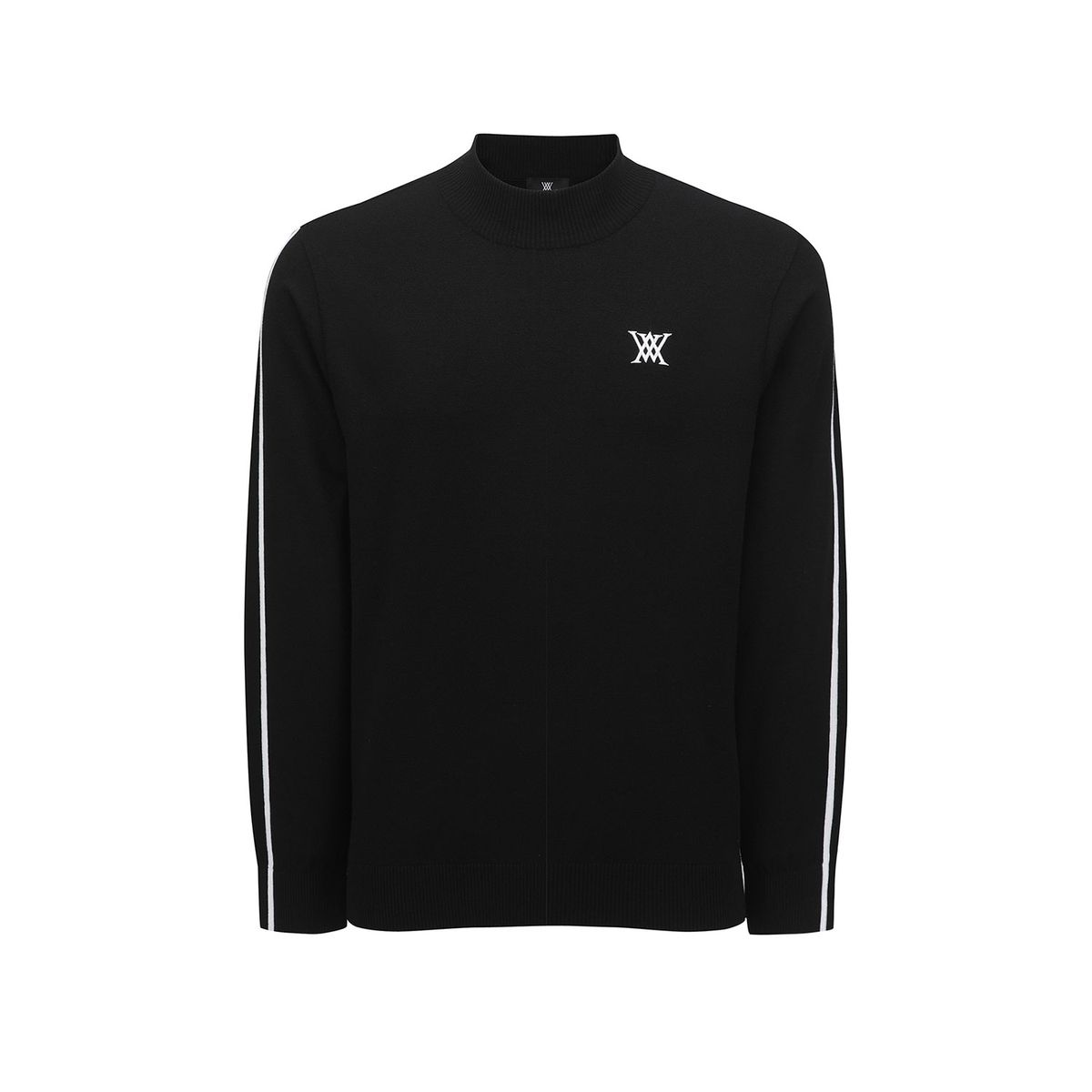 어뉴골프(ANEW GOLF) M ESSENTIAL HALF NECK PULLOVER_BK