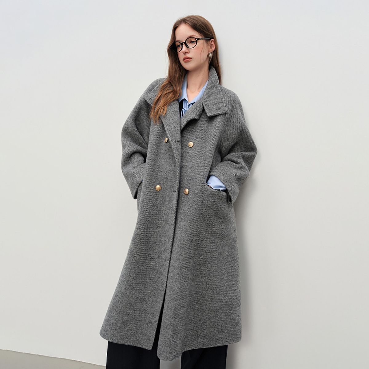 웬스데이딜라잇(WEDNESDAY DELIGHT) WD_Gold button double coat_2color