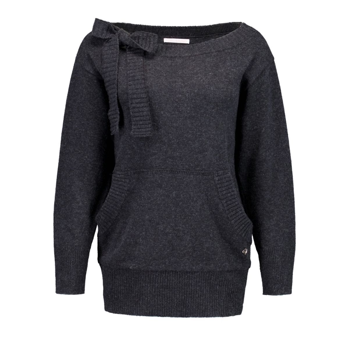 포어링(FORUSRING) Muffin knit dress (charcoal)