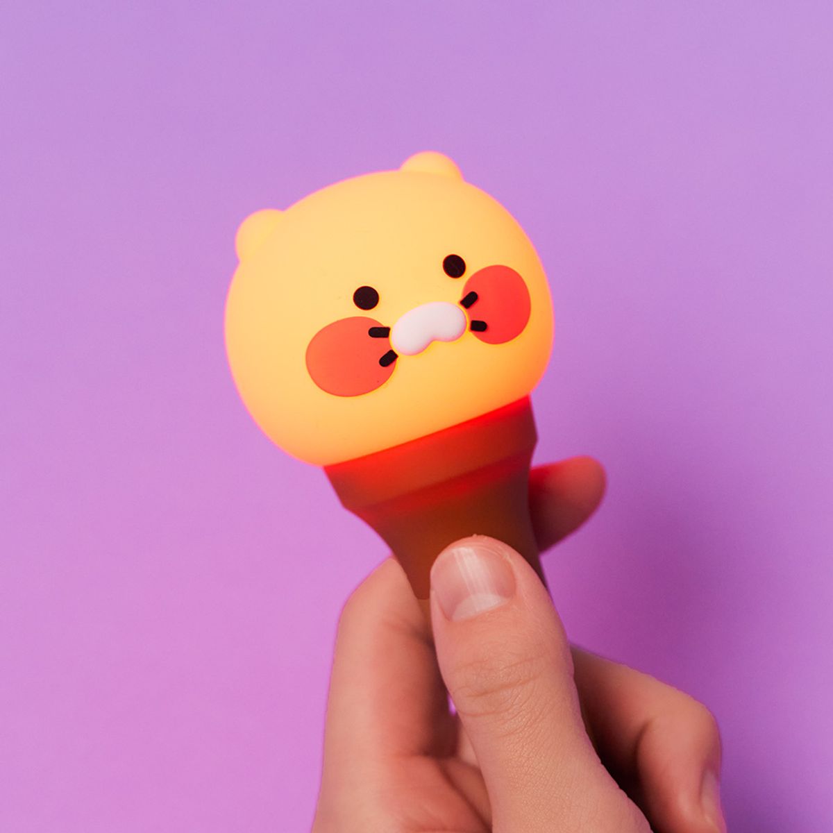 카카오프렌즈(KAKAO FRIENDS) 치얼업 LED 응원봉 키링_ 춘식이
