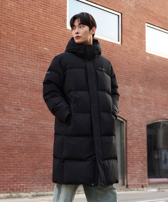 POP 벤치 UNI 다운 자켓_Black source detail 42