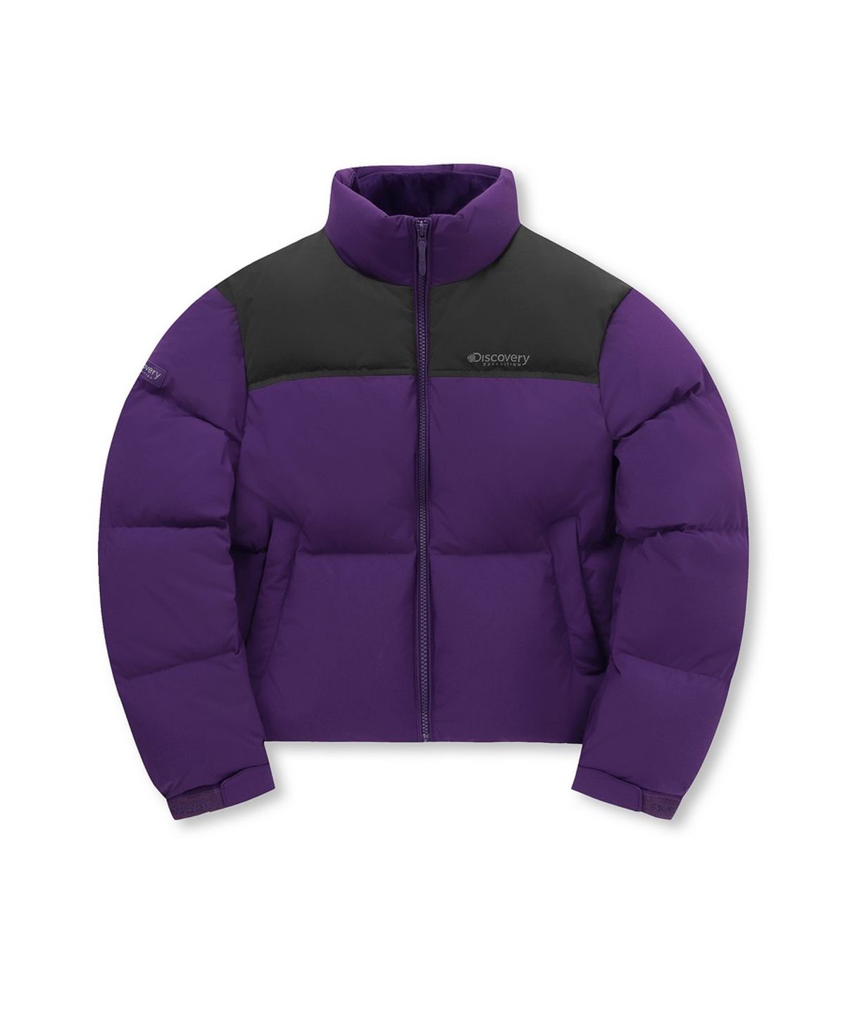 디스커버리 익스페디션(DISCOVERY EXPEDITION) 여성 반슬리 다운 크롭 숏패딩 (PURPLE)