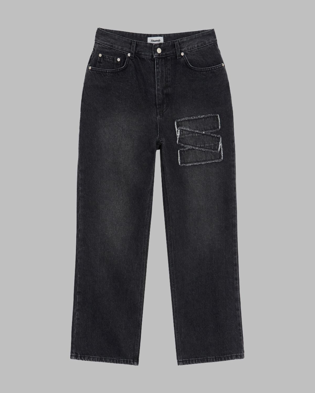 덤(THUMB) CUTTING PATCHED DENIM 13