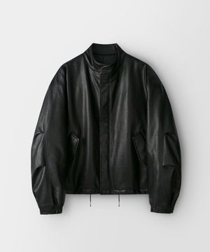 퀼팅 M51 필드 레더 자켓_블랙