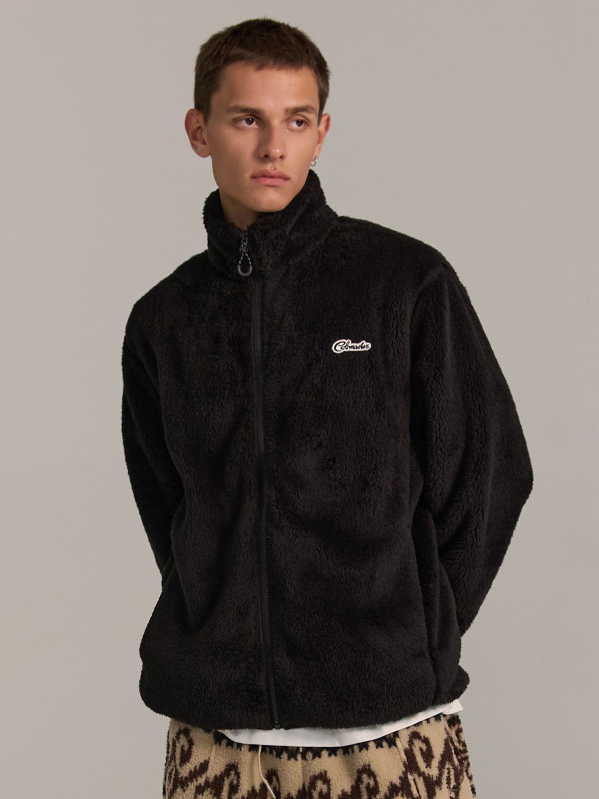 코브마스터(COBMASTER) HIKERS MID LAYER FLEECE JACKET [BLACK]