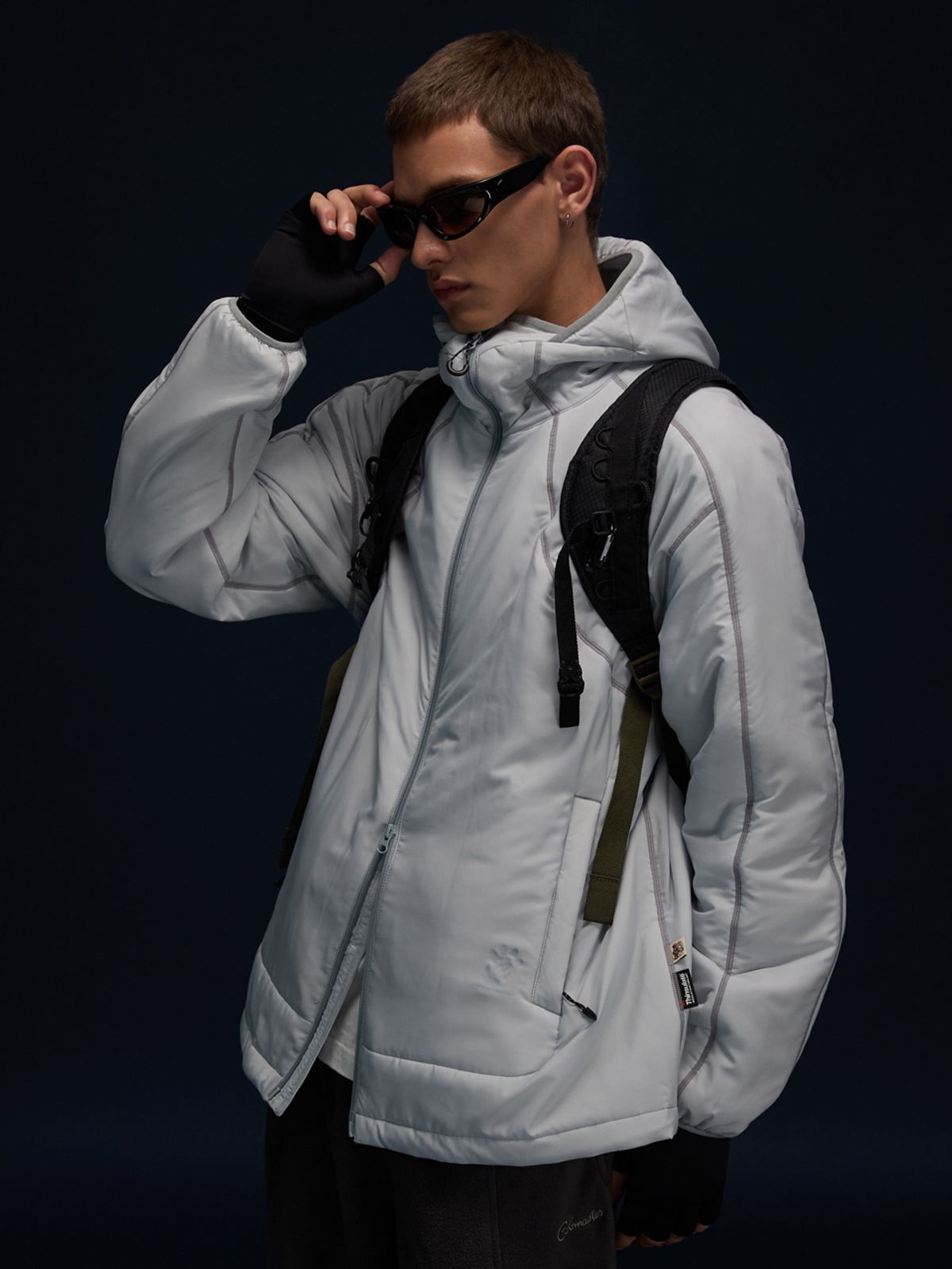코브마스터(COBMASTER) THINSULATE PADDED JUMPER [LIGHT GRAY]
