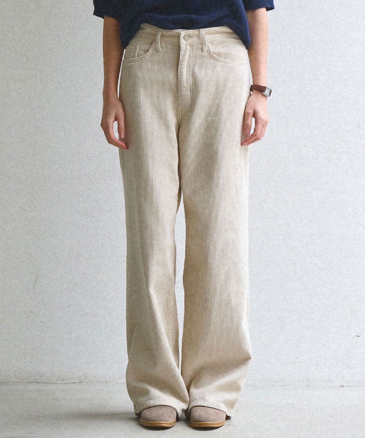 슬로우롤리(SLOWLOLLI) Essential charm corduroy pants_3 Colors