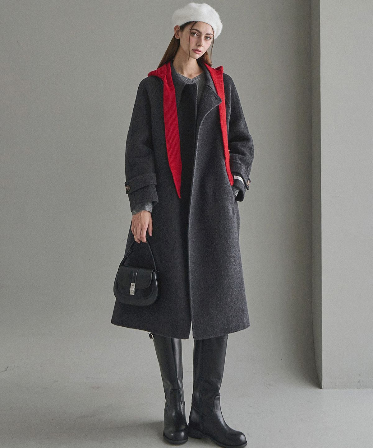 슬로우롤리(SLOWLOLLI) Essential handmade coat_2 Colors