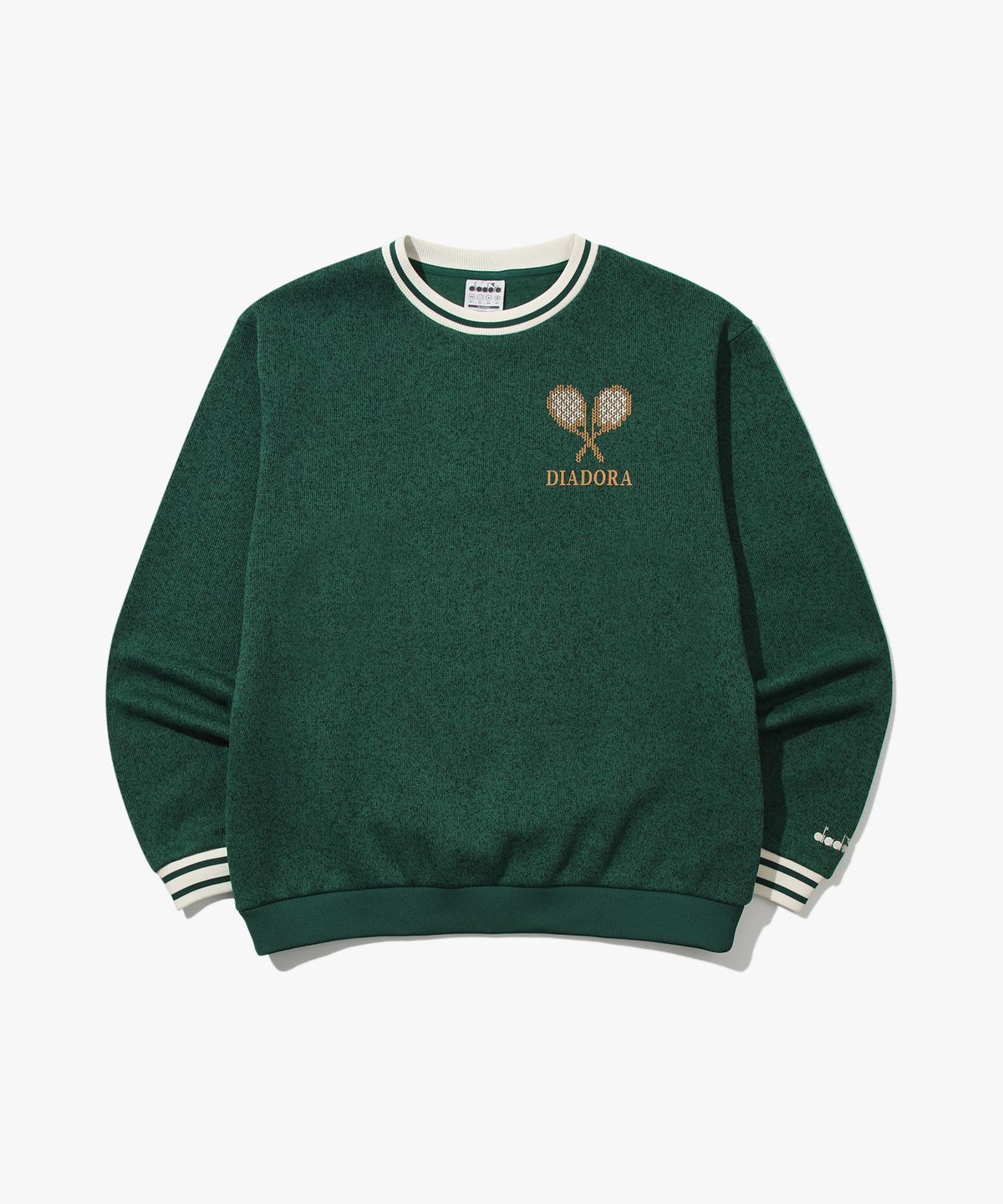 디아도라(diadora) 브러쉬드 코지 맨투맨 GREEN