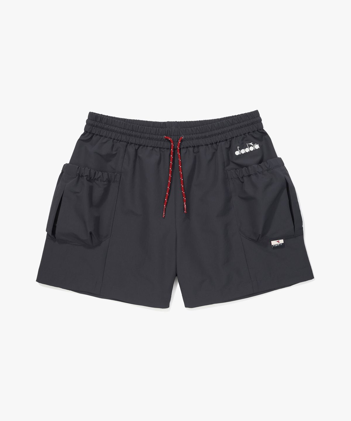 디아도라(diadora) 크로스코트 우븐 쇼츠 우먼 GREY