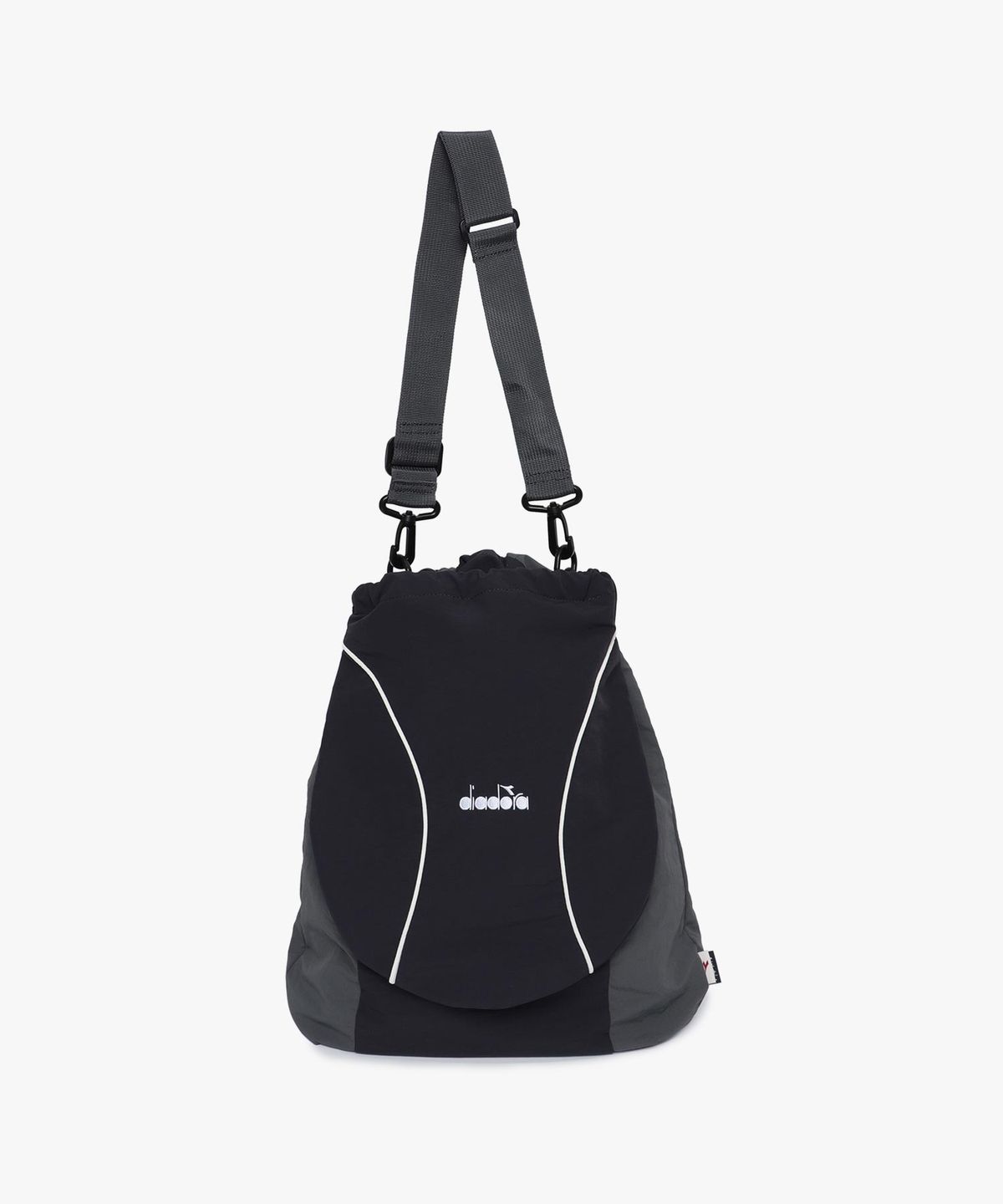 디아도라(diadora) 크로스코트 2IN1 스트랩백 CHARCOAL GREY