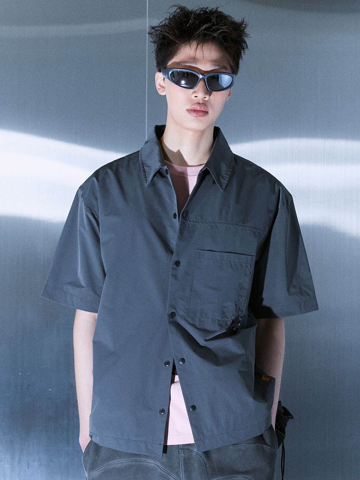 코브마스터(COBMASTER) OUTDOOR POCKET SHIRT [CHARCOAL]