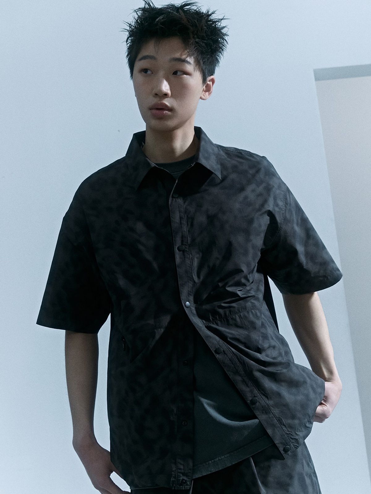 코브마스터(COBMASTER) PATTERN SHIRT [DEEP GREEN]