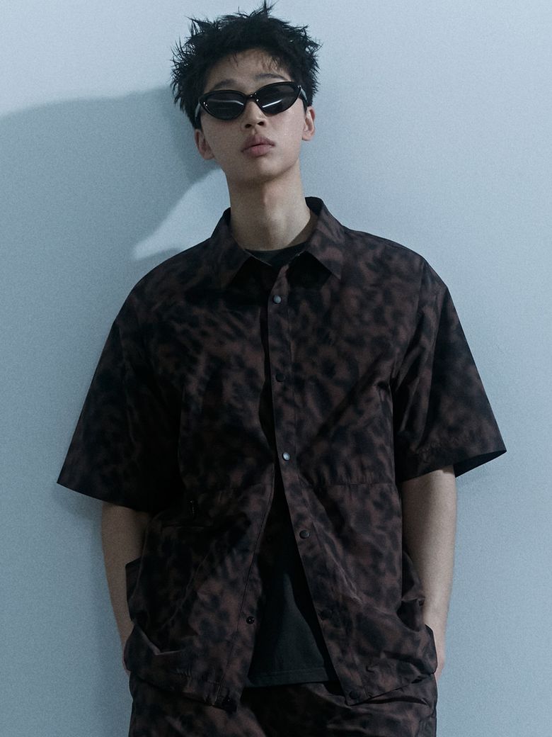 PATTERN SHIRT [BROWN]