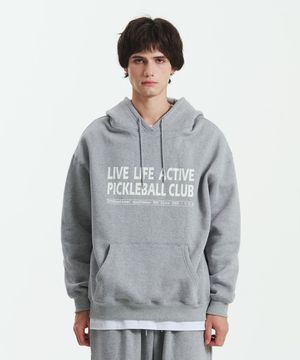 그래픽 기모 후디 멜란지그레이