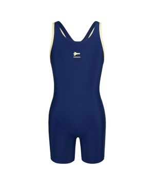 여아 2.5부 배색 반신수영복 네이비 RN-GF2E564-NV