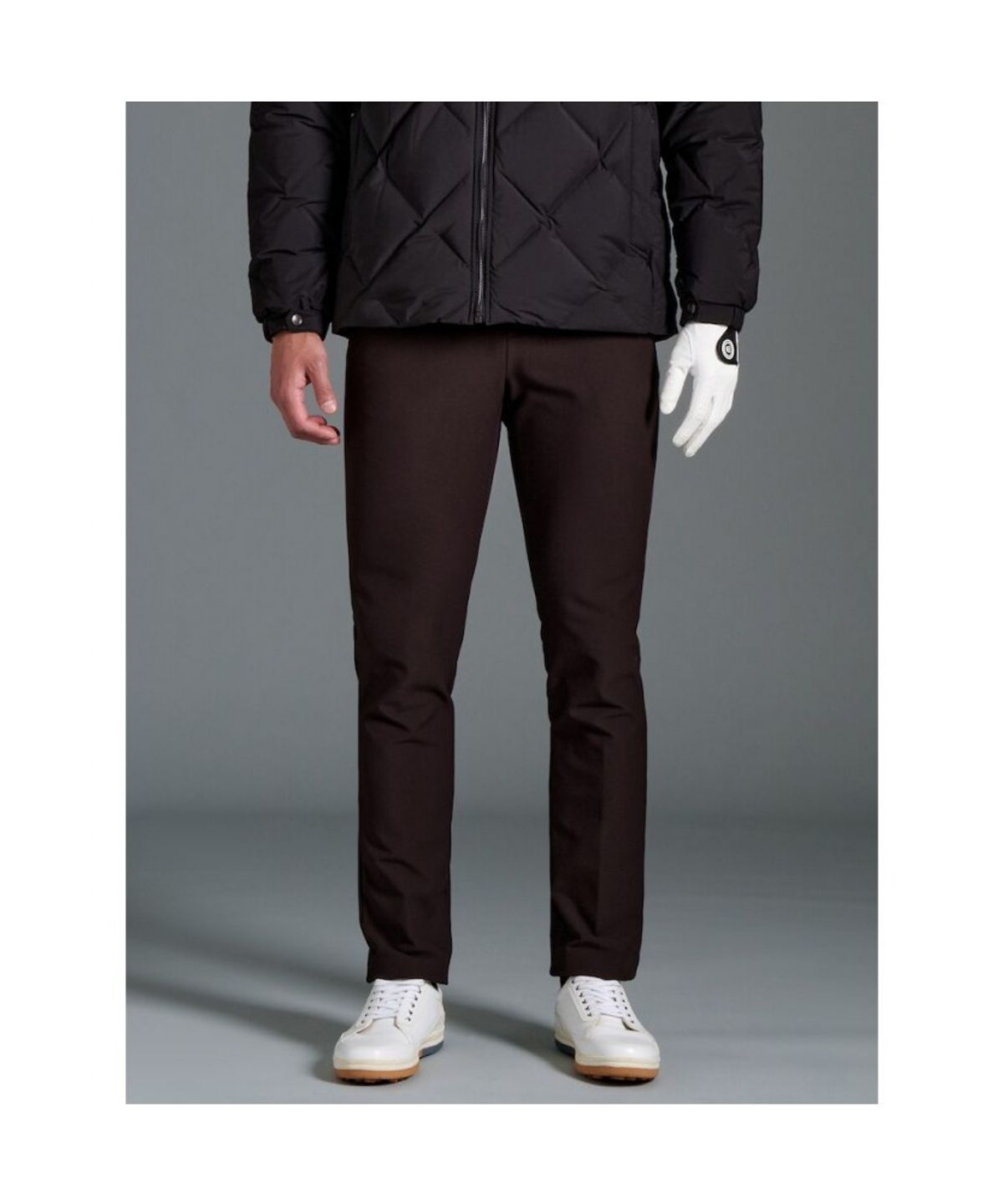 빈폴골프(BEANPOLE GOLF) 남성 발열 슬림 팬츠 - 옐로이시 브라운