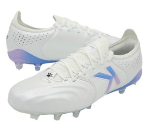 8422ZX1618 White/Blue Trofeo AG/FG 캥거루 가죽 축구화