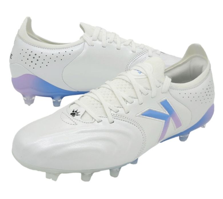 8422ZX1618 White/Blue Trofeo AG/FG 캥거루 가죽 축구화