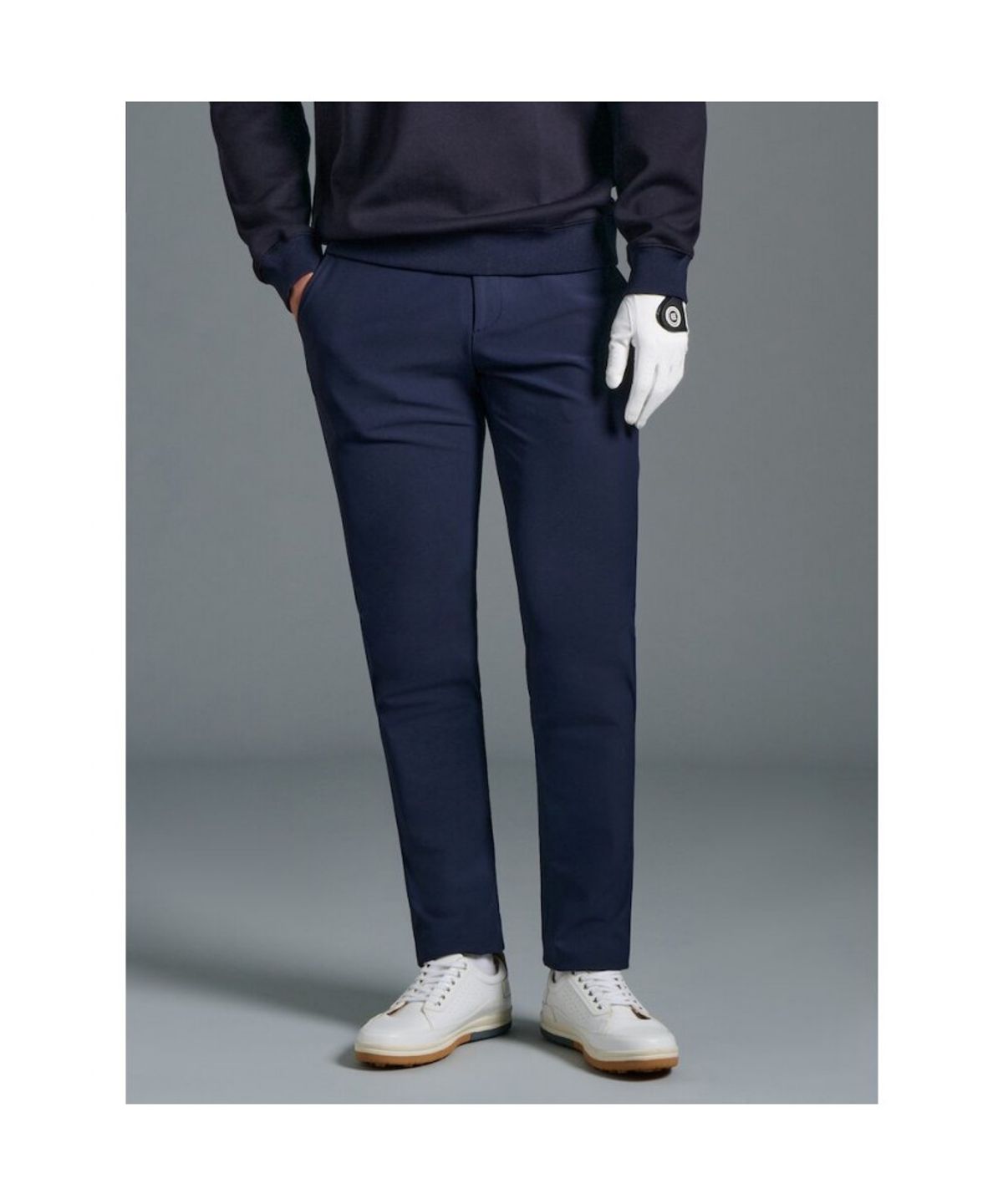 빈폴골프(BEANPOLE GOLF) 남성 발열 슬림 팬츠 - 네이비