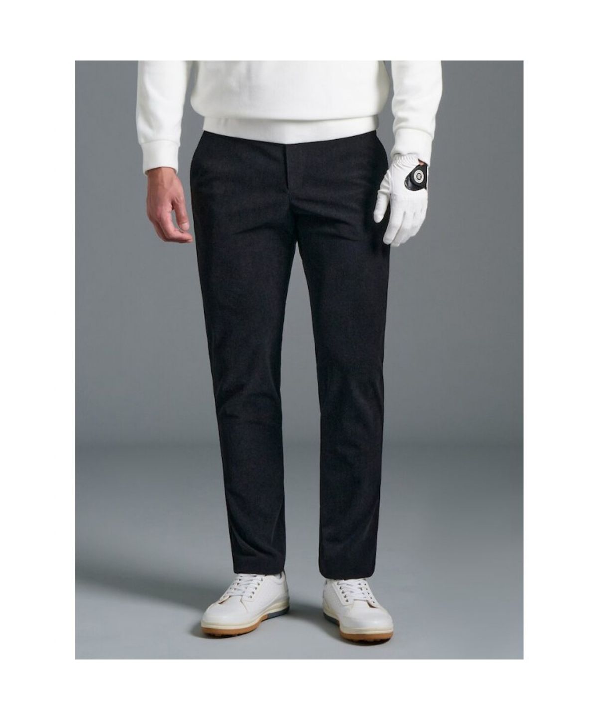 빈폴골프(BEANPOLE GOLF) 남성 코듀로이 슬림 팬츠 - 블랙