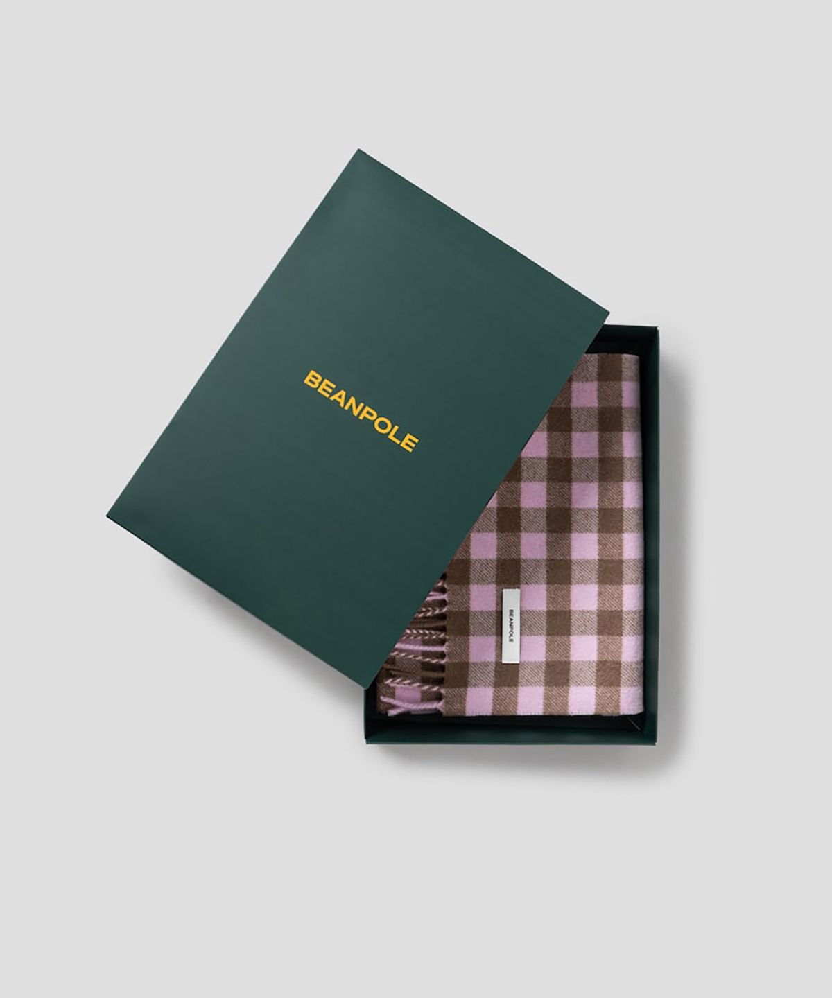 빈폴 액세서리(BEANPOLE ACCESSORY) 울 깅엄체크 머플러 - 핑크