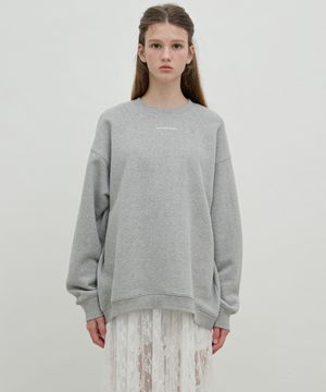 오버핏 롱 스웻셔츠 OH5WEA860