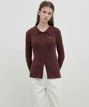 단작 트임 골지 풀오버 OE5AP8670