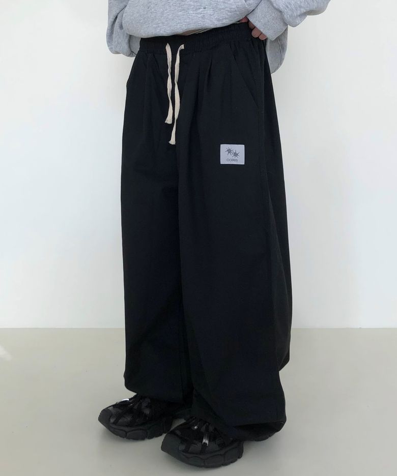 코르빈 핀턱 와이드 밴딩 팬츠 (3컬러)