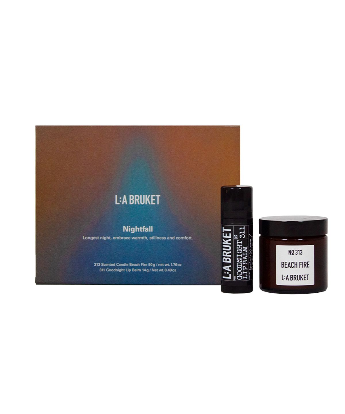 라부르켓(LA BRUKET) 나이트폴 립밤 & 미니캔들 기프트세트