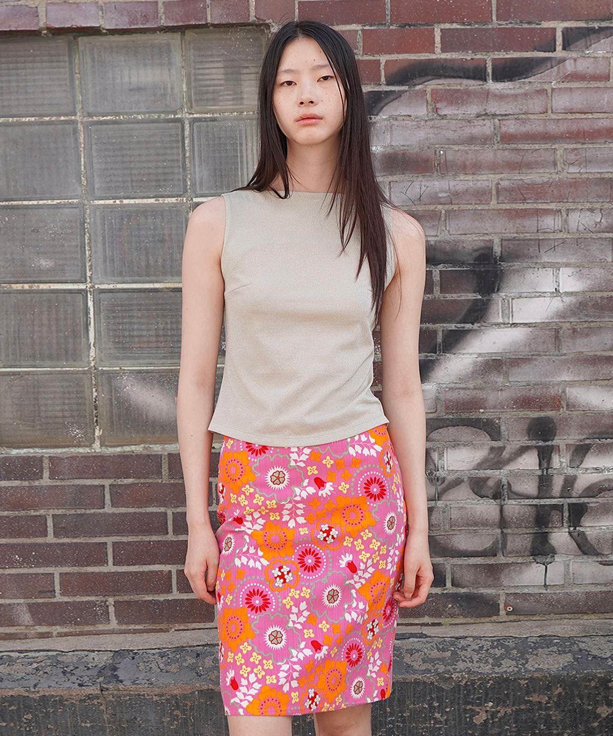 누아누(NUUANU) Aroha Skirt_Pink