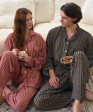 [2SET] 크렘플래드 플러핏 긴팔 잠옷 세트