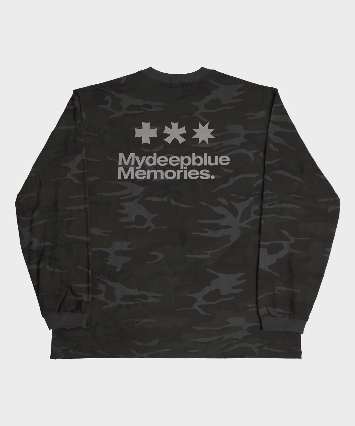 마이딥블루메모리즈(MY DEEP BLUE MEMORIES) MM SYMBOL LOGO CAMO LONG SLEEVE #2