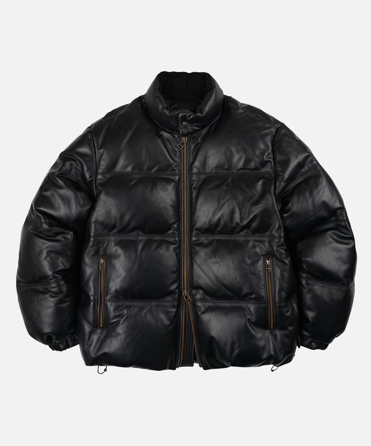 프리즘웍스(FRIZMWORKS) SNOWDON LAMBSKIN DOWN JACKET _ BLACK