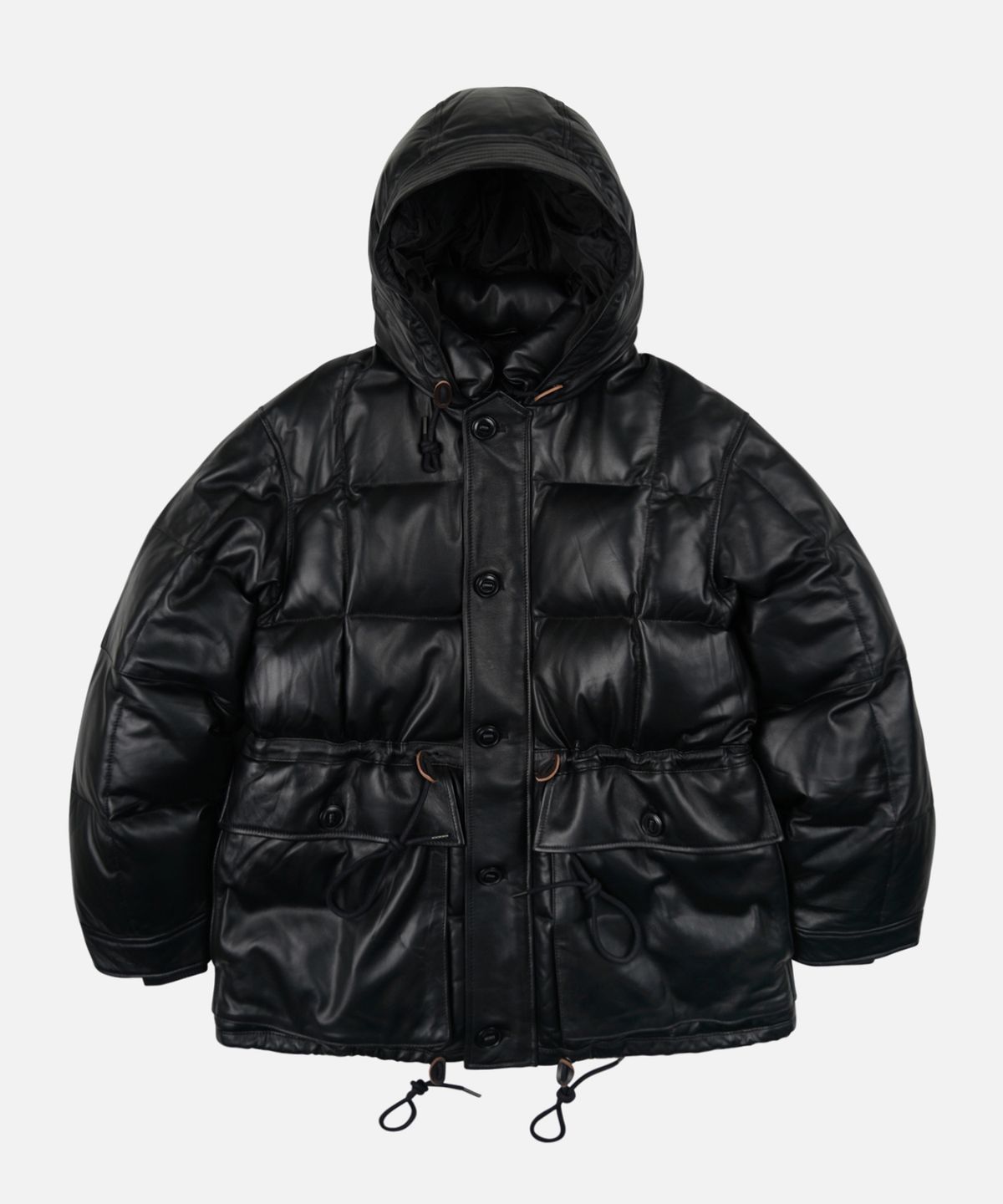 프리즘웍스(FRIZMWORKS) LAMBSKIN KARAKORAM GOOSE DOWN PARKA _ BLACK