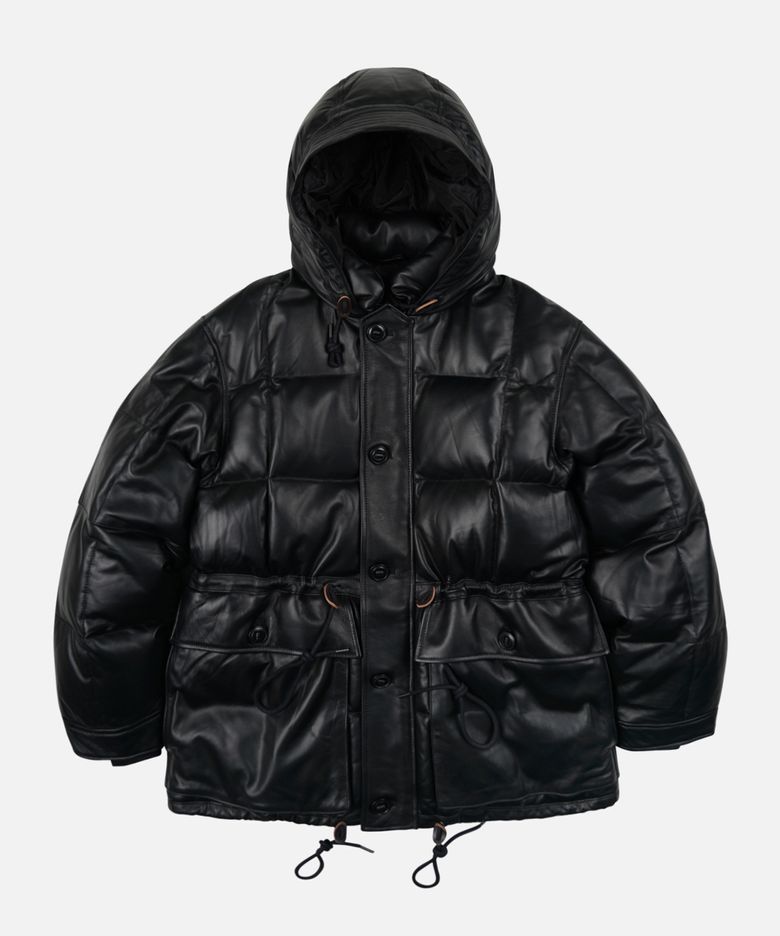 LAMBSKIN KARAKORAM GOOSE DOWN PARKA _ BLACK