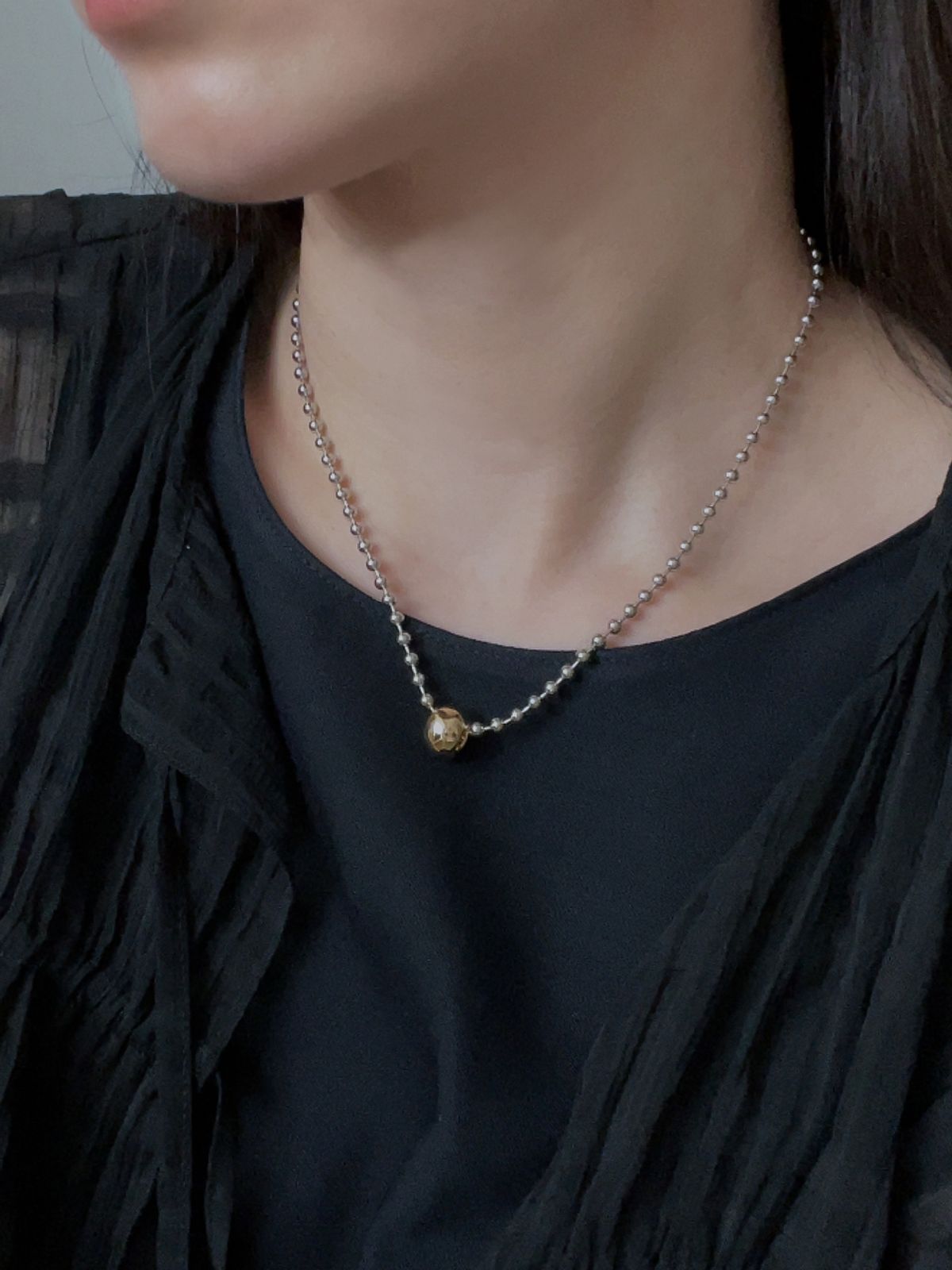 엘리오나(ELYONA) ELA 26 Ball Chain Necklace