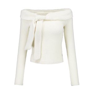 Hug me off-shoulder knit (ivory)