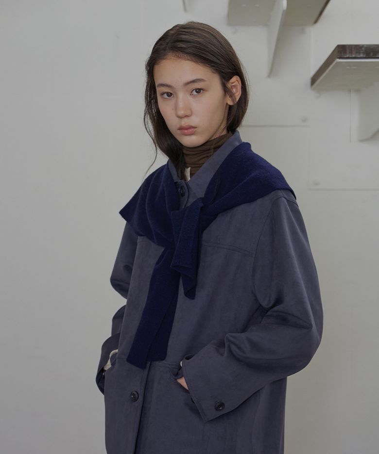 Wool Layered Shawl Muffler (4 colors)