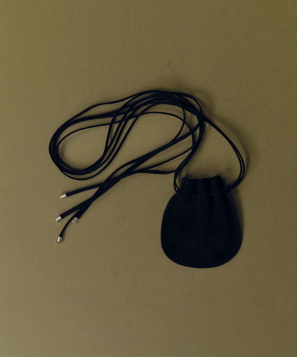 베이오드(BAIE OUD) Suede cowhide mini bag_black