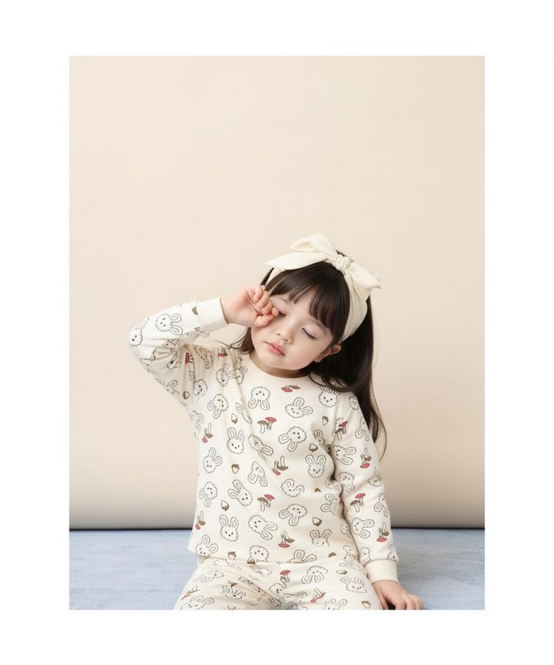 토끼 빙키 실내복 2PCS 상하 세트  아이보리 (BI5X41U070)