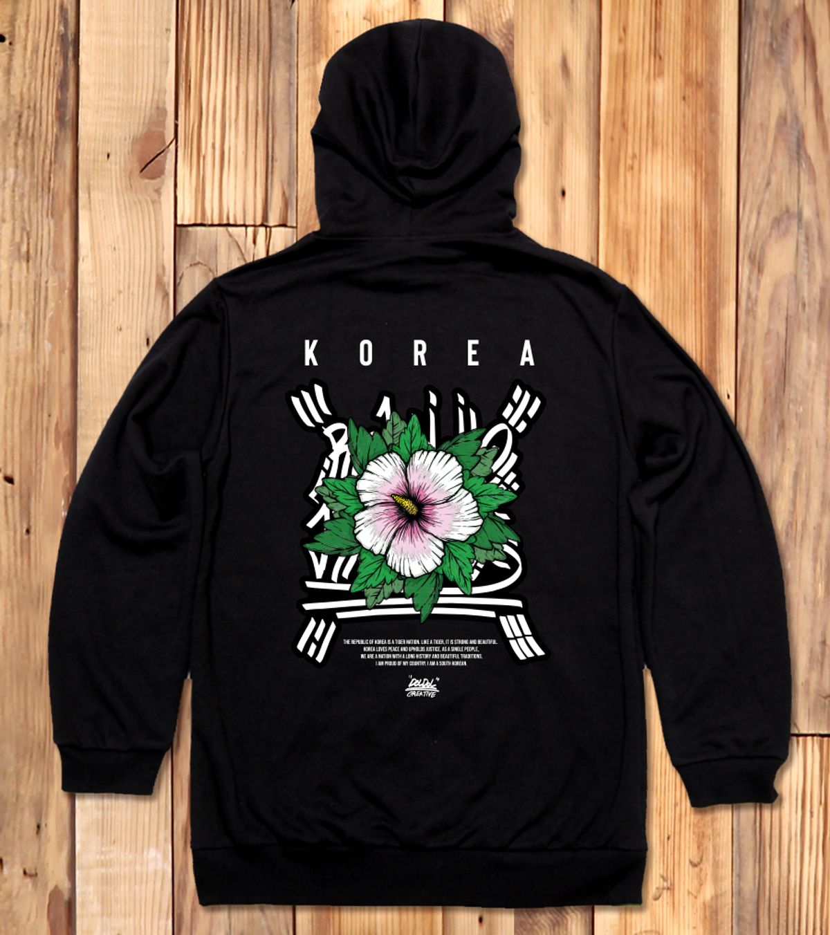 돌돌(DOLDOL) DMK_HOODY_170 그래피티 아티스트 데빌몽키 대한민국 무궁화 후드티 후디