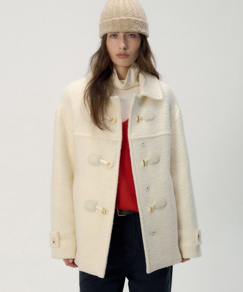 Wool Lucas Duffle Short Coat_2colors